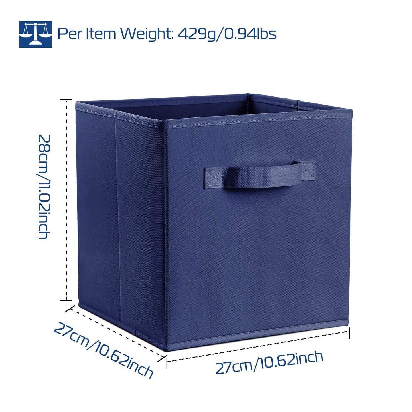 4-Pack: iMounTEK Foldable Storage Cube Bins Storage & Organization - Tophatter Daily Deals