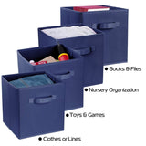 4-Pack: iMounTEK Foldable Storage Cube Bins Storage & Organization - Tophatter Daily Deals