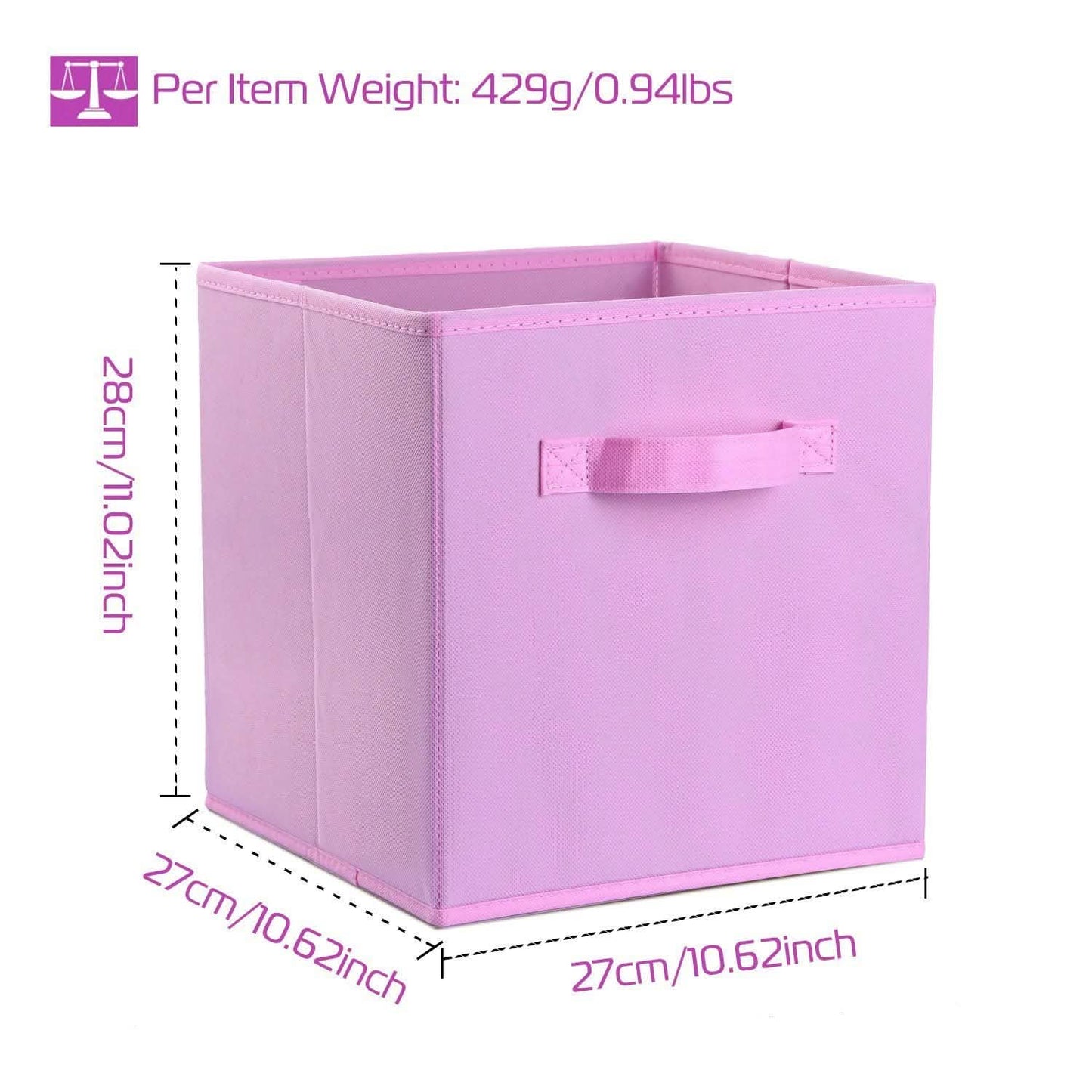 4-Pack: iMounTEK Foldable Storage Cube Bins Storage & Organization - Tophatter Daily Deals