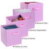 4-Pack: iMounTEK Foldable Storage Cube Bins Storage & Organization - Tophatter Daily Deals