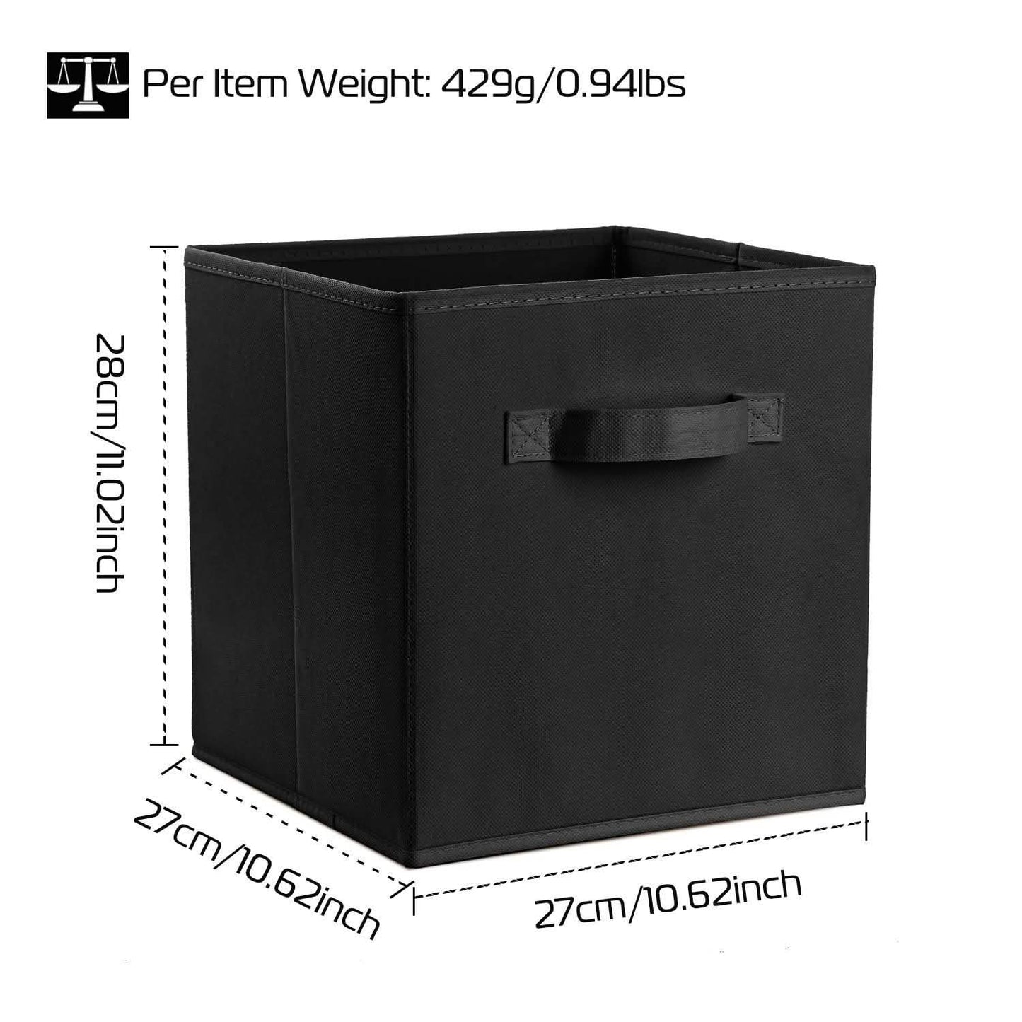 4-Pack: iMounTEK Foldable Storage Cube Bins Storage & Organization - Tophatter Daily Deals
