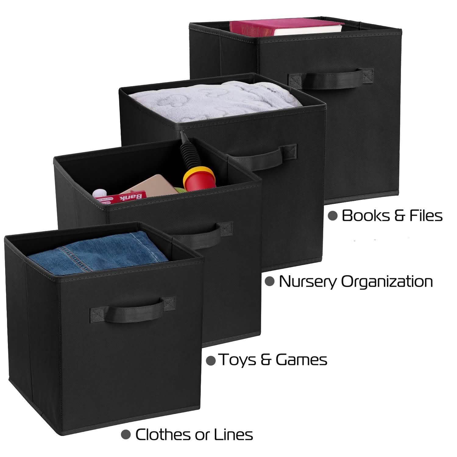 4-Pack: iMounTEK Foldable Storage Cube Bins Storage & Organization - Tophatter Daily Deals