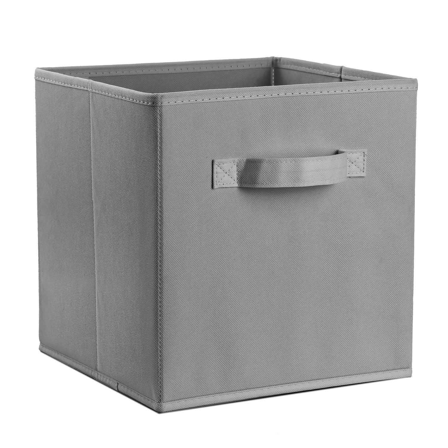 4-Pack: iMounTEK Foldable Storage Cube Bins Gray Storage & Organization - Tophatter Daily Deals