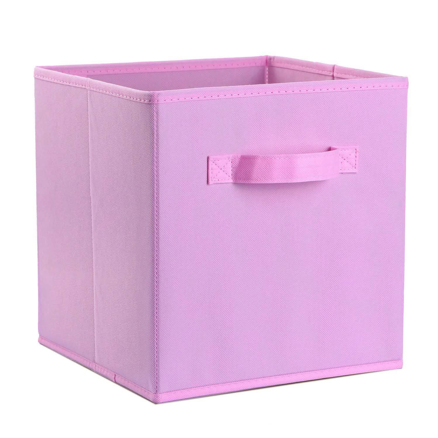 4-Pack: iMounTEK Foldable Storage Cube Bins Pink Storage & Organization - Tophatter Daily Deals