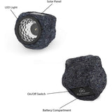 4-Pack: LED Solar Powered Rock Lights Outdoor Outdoor Lighting - Tophatter Daily Deals