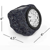 4-Pack: LED Solar Powered Rock Lights Outdoor Outdoor Lighting - Tophatter Daily Deals