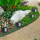 4-Pack: LED Solar Powered Rock Lights Outdoor Outdoor Lighting - Tophatter Daily Deals