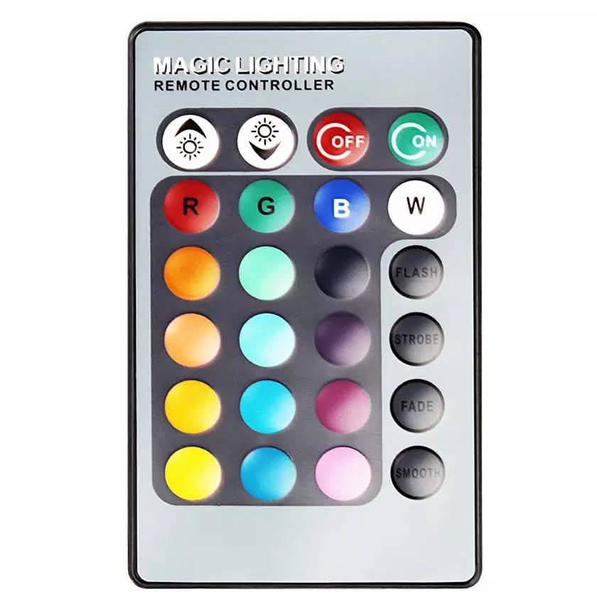 4-Pack: Magic Light LED Light Bulb (E27 3W) with Remote - 16 Colors Indoor Lighting - Tophatter Daily Deals
