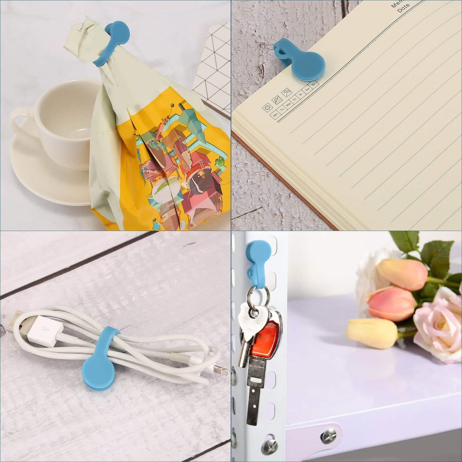 4-Pack: Magnetic Cable Clips Magnet Mobile Accessories - Tophatter Daily Deals