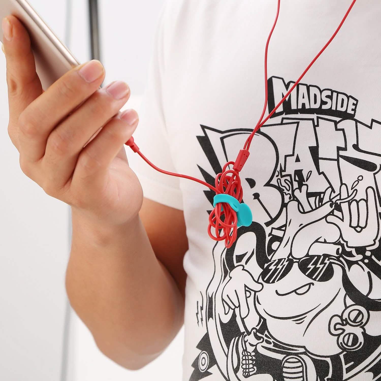 4-Pack: Magnetic Cable Clips Magnet Mobile Accessories - Tophatter Daily Deals