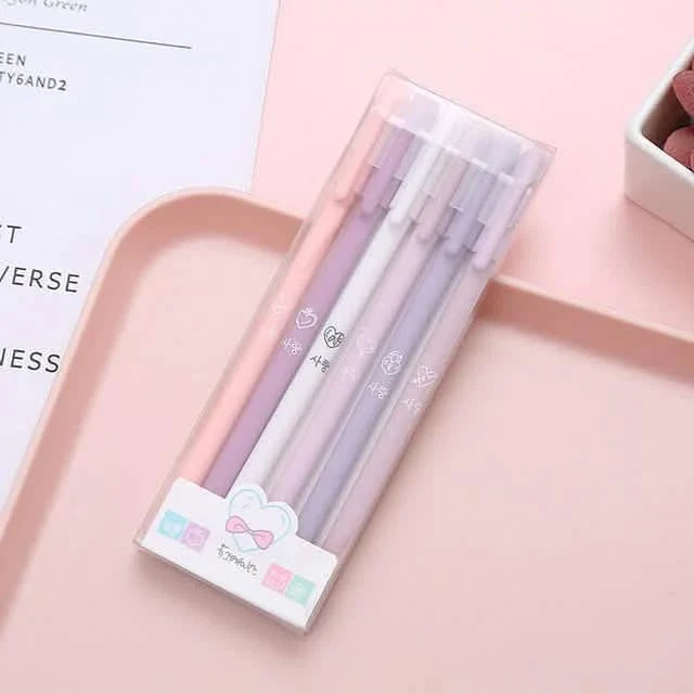 4-Pack: Morandi Color Gel Pen Kawaii Office School Student Stationery Supplies School, Office & Art Supplies - Tophatter Daily Deals