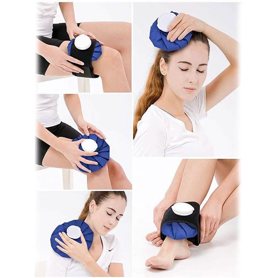 4-Pack: Reusable Ice Pack Hot Water Bag Health & Wellness - Tophatter Daily Deals