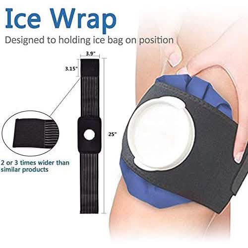 4-Pack: Reusable Ice Pack Hot Water Bag Health & Wellness - Tophatter Daily Deals