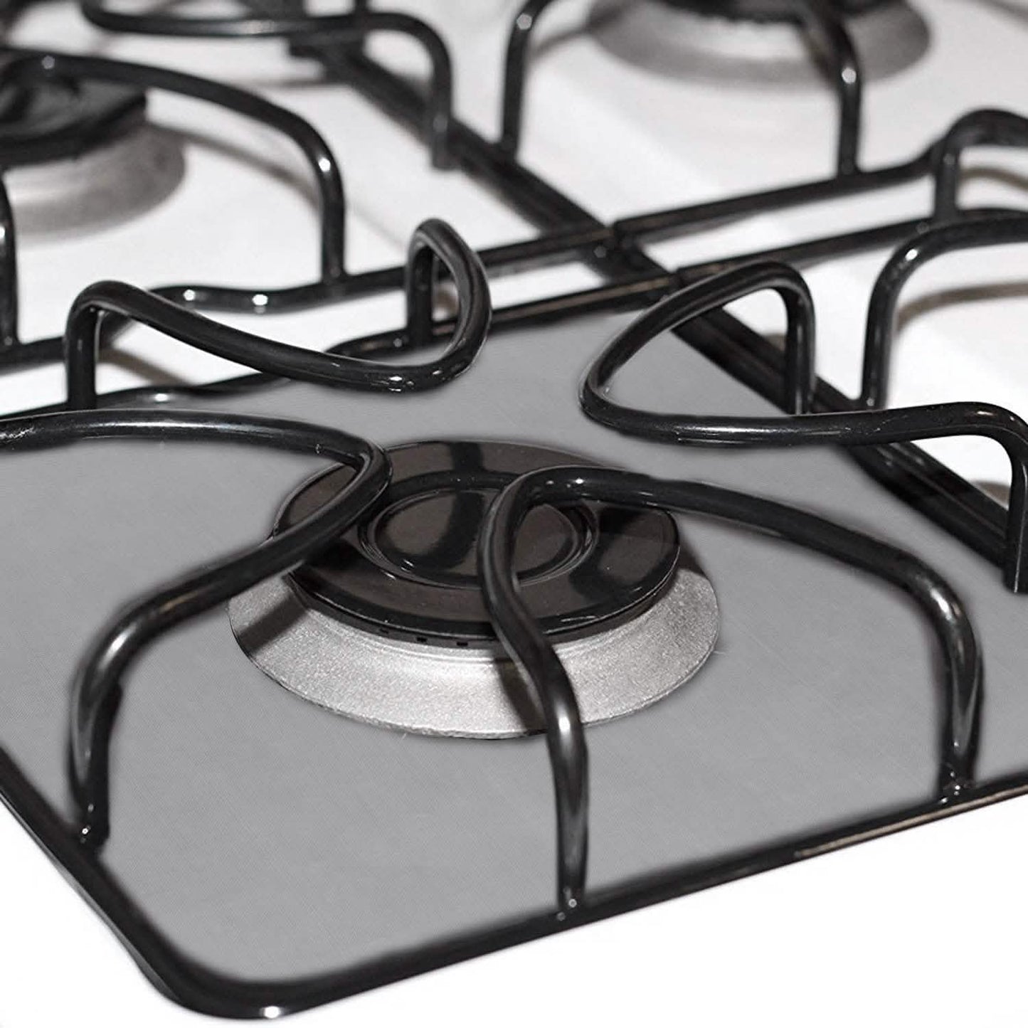 4-Pack: Reusable Nonstick Overtop Burner Protector Liner Kitchen Tools & Gadgets - Tophatter Daily Deals
