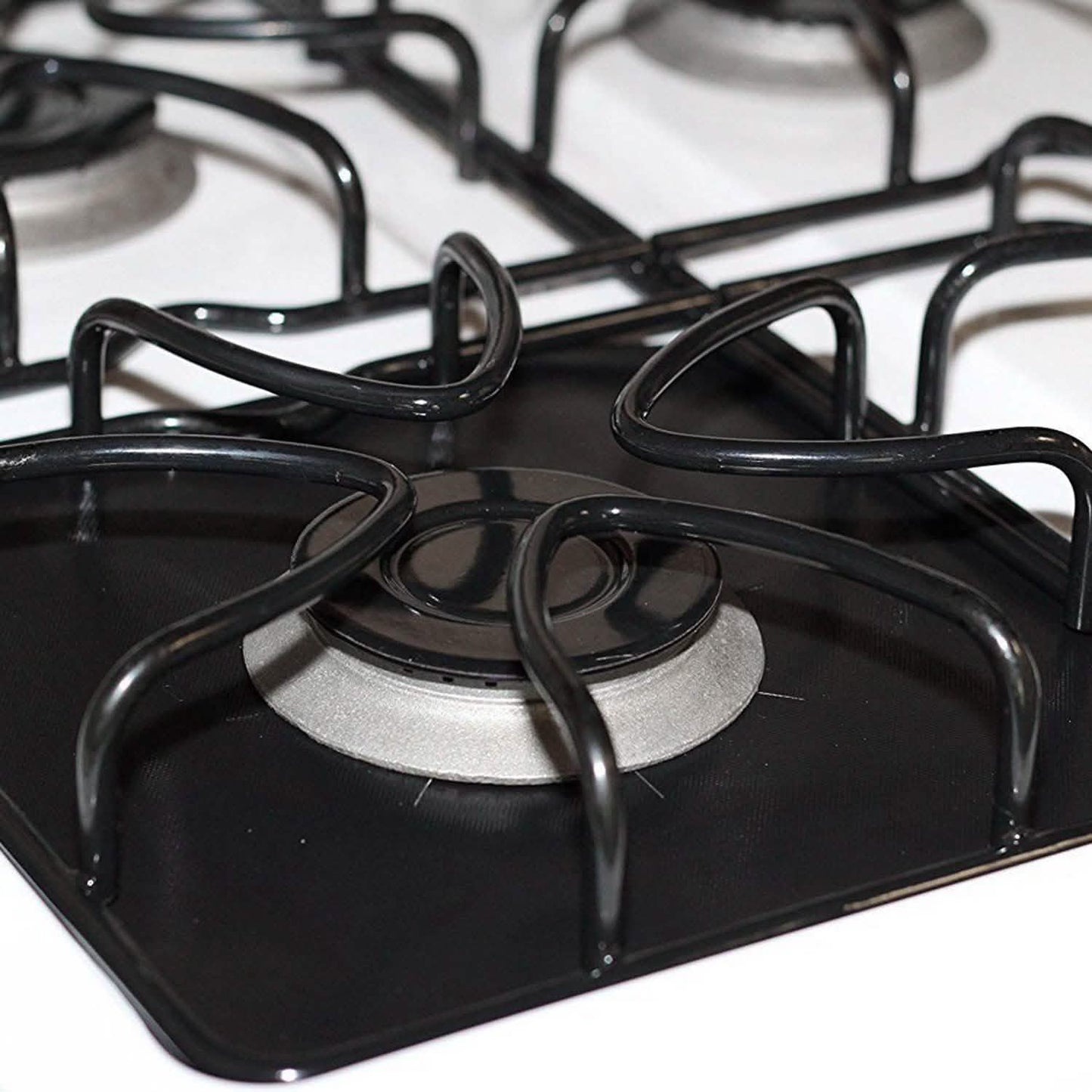 4-Pack: Reusable Nonstick Overtop Burner Protector Liner Kitchen Tools & Gadgets - Tophatter Daily Deals