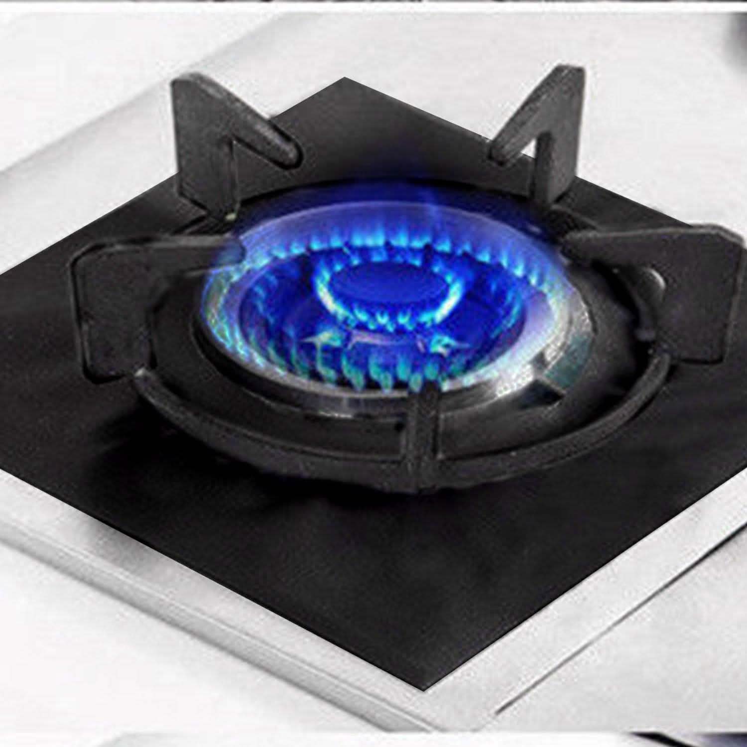 4-Pack: Reusable Nonstick Overtop Burner Protector Liner Kitchen Tools & Gadgets - Tophatter Daily Deals