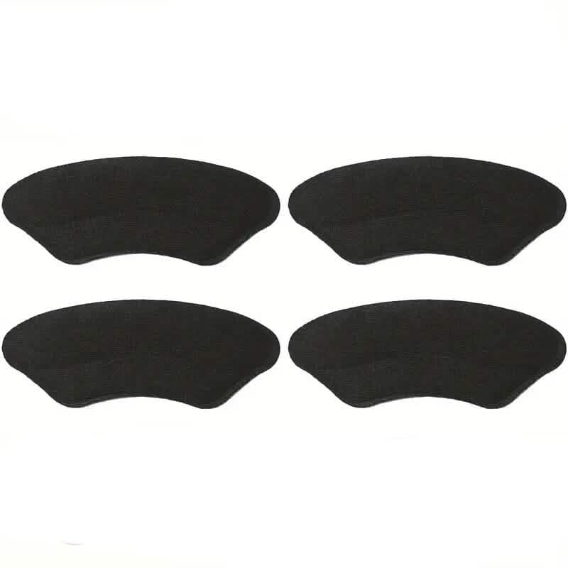 4-Pack: Self-Adhesive Heel Protectors Black Health & Wellness - Tophatter Daily Deals