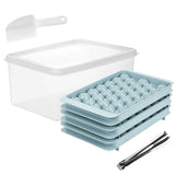 4-Pack: Small Ice Cube Maker Mold with Lid Bin Kitchen Tools & Gadgets - Tophatter Daily Deals