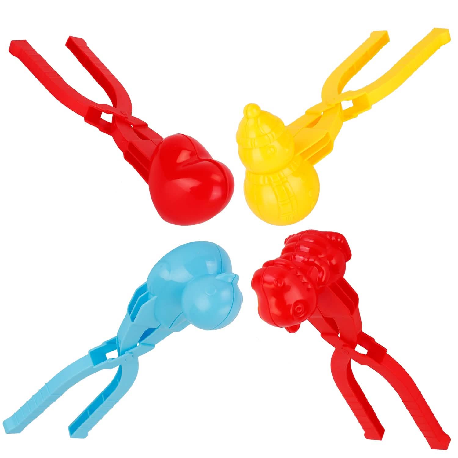 4-Pack: Snowball Makers Set Clip Snow Molds Toys & Games - Tophatter Daily Deals
