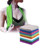 4-Pack: Soft Breathable Cooling Towel Fitness & Exercise - Tophatter Daily Deals