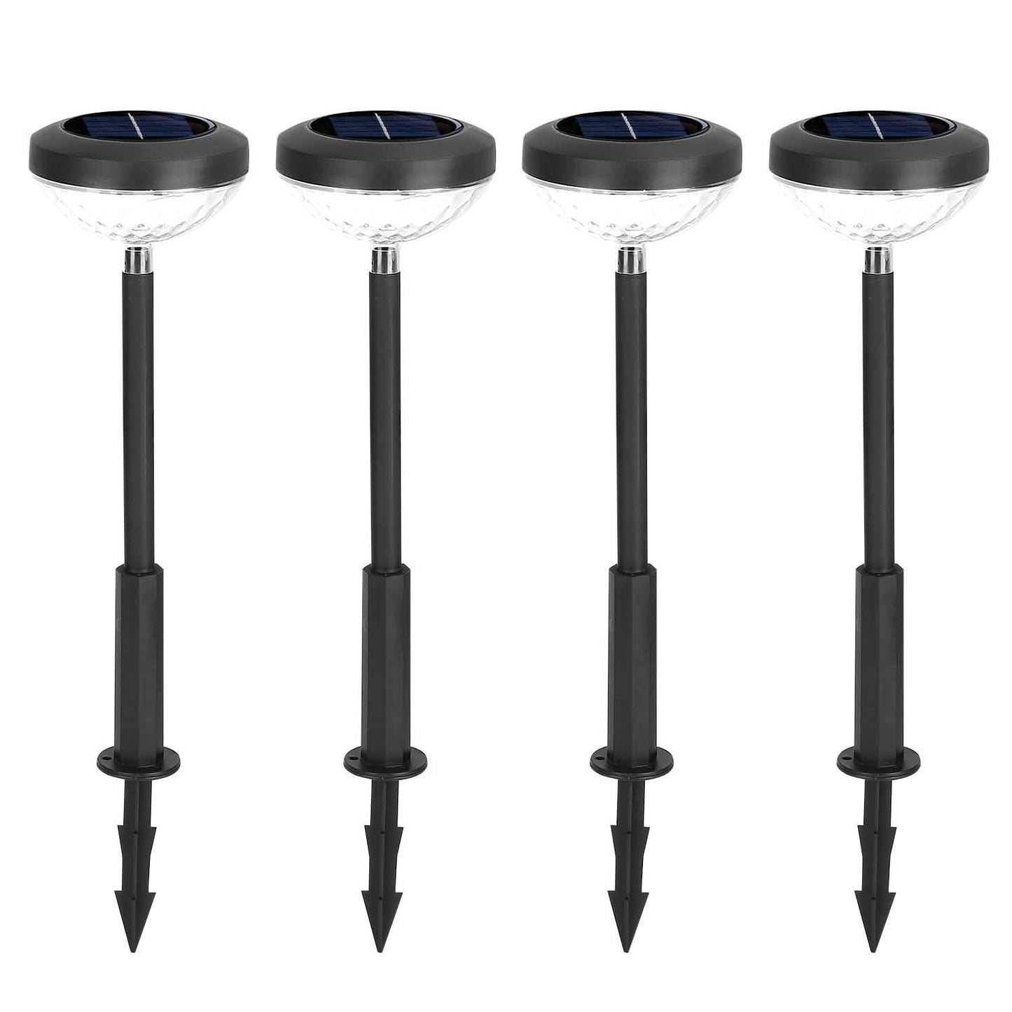 4-Pack: Solar Pathway Color Changing Garden Light Outdoor Lighting - Tophatter Daily Deals