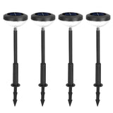 4-Pack: Solar Pathway Color Changing Garden Light Outdoor Lighting - Tophatter Daily Deals
