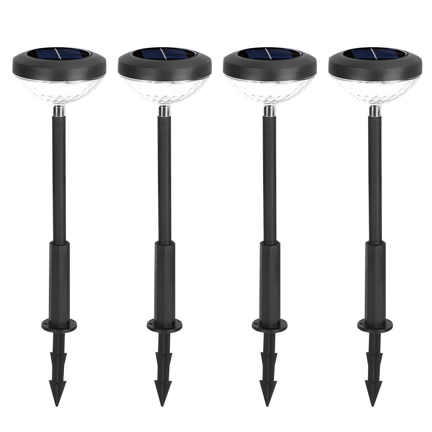 4-Pack: Solar Pathway Color Changing Garden Light Outdoor Lighting - Tophatter Daily Deals