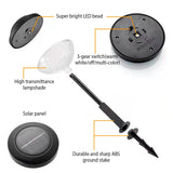 4-Pack: Solar Pathway Color Changing Garden Light Outdoor Lighting - Tophatter Daily Deals
