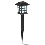 4-Pack: Solar Pathway Lights Cool White Outdoor Lighting - Tophatter Daily Deals