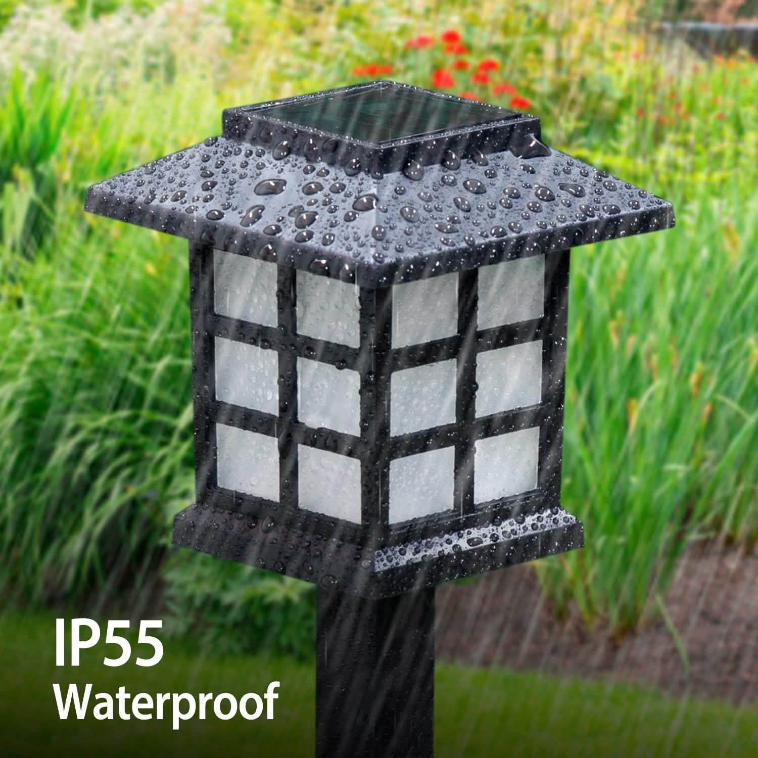 4-Pack: Solar Pathway Lights Outdoor Lighting - Tophatter Daily Deals