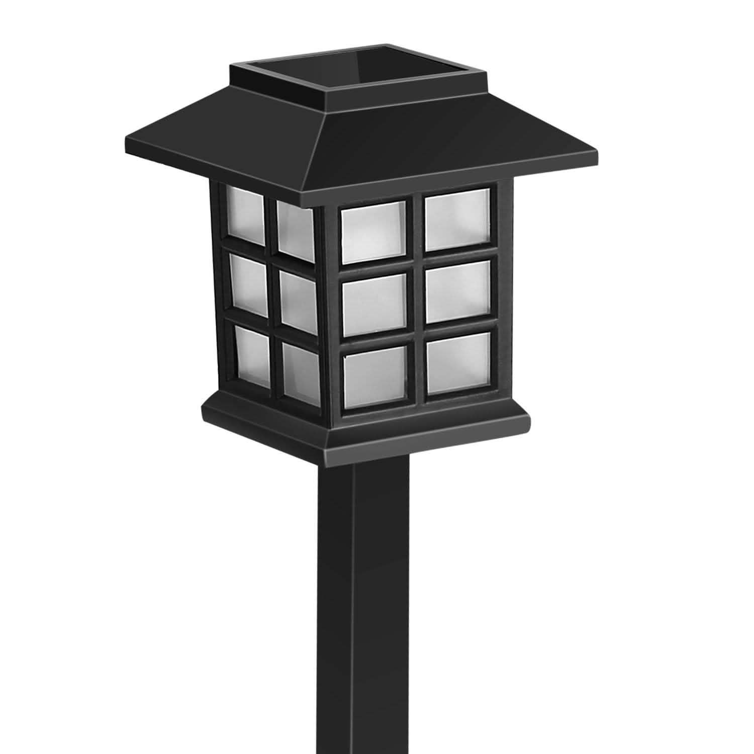 4-Pack: Solar Pathway Lights Outdoor Lighting - Tophatter Daily Deals