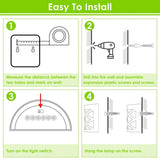4-Pack: Solar Power LED Fence Light Outdoor Lighting - Tophatter Daily Deals