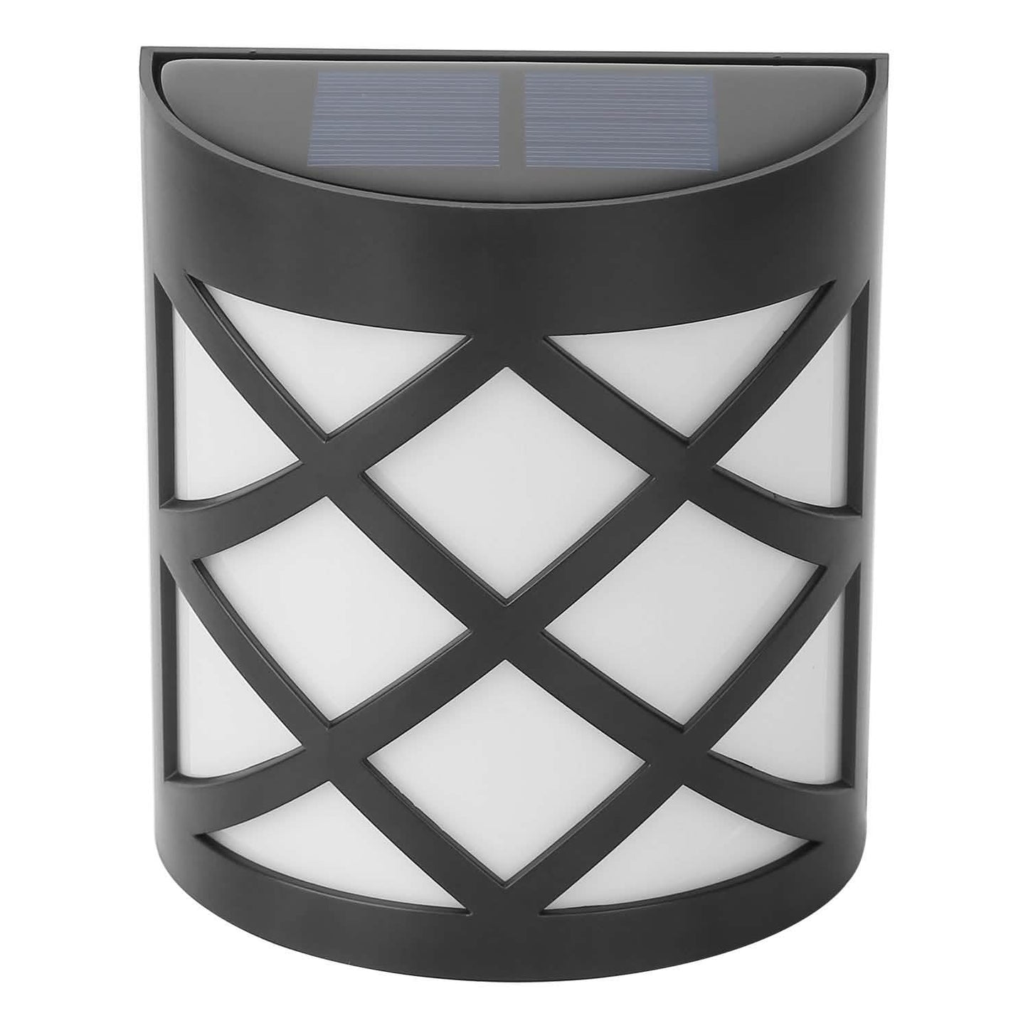 4-Pack: Solar Power LED Fence Light Outdoor Lighting - Tophatter Daily Deals