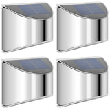 4-Pack: Solar Powered Deck Lights Outdoor Lighting - Tophatter Daily Deals