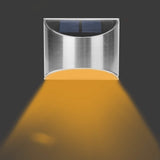 4-Pack: Solar Powered Deck Lights Warm White Outdoor Lighting - Tophatter Daily Deals