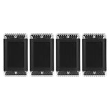 4-Pack: Solar Powered Wall Sconce Light IP55 Rechargeable Optical Sensor Lamp Outdoor Lighting - Tophatter Daily Deals