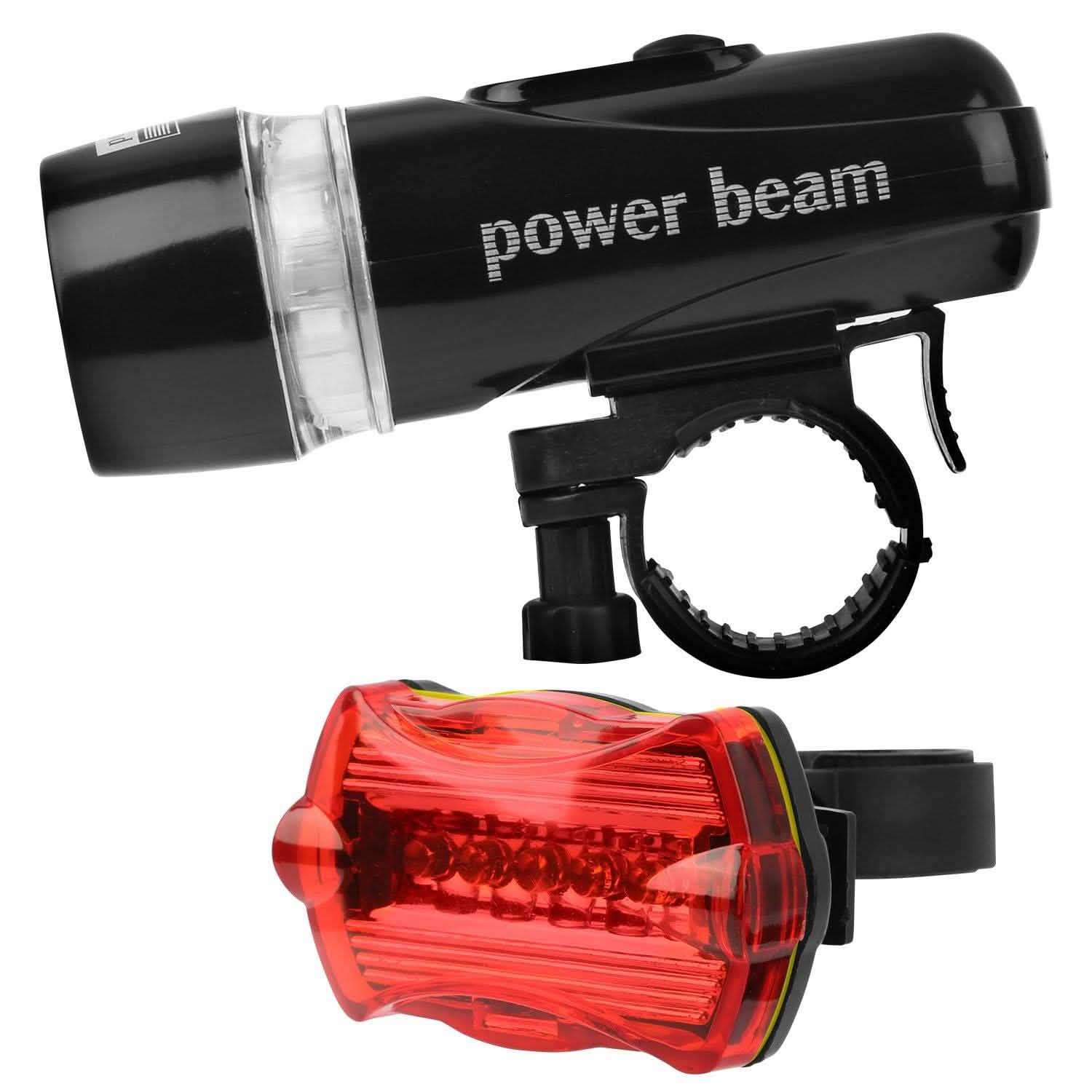 4-Pack: Universal Front Rear Bike Light Set Outdoor Recreation - Tophatter Daily Deals