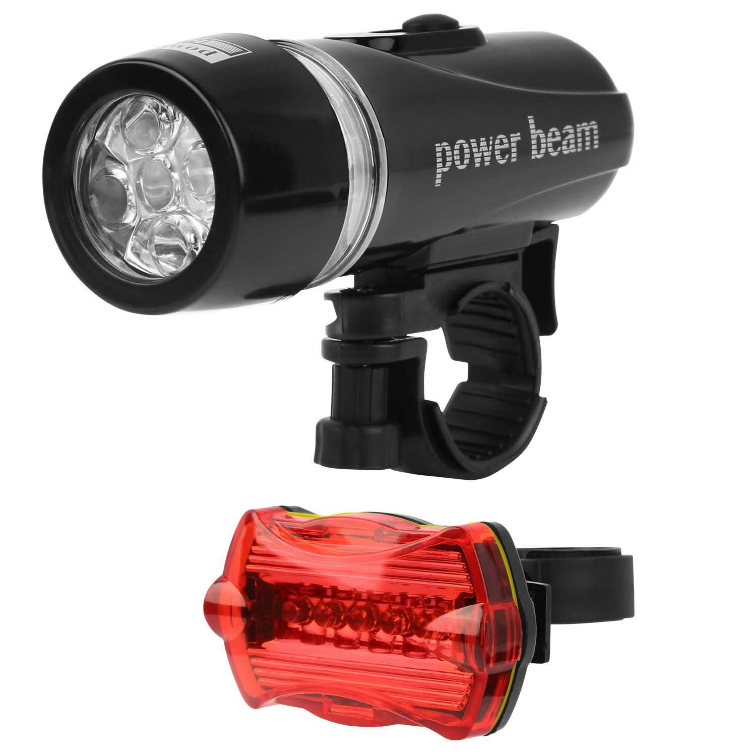 4-Pack: Universal Front Rear Bike Light Set Outdoor Recreation - Tophatter Daily Deals