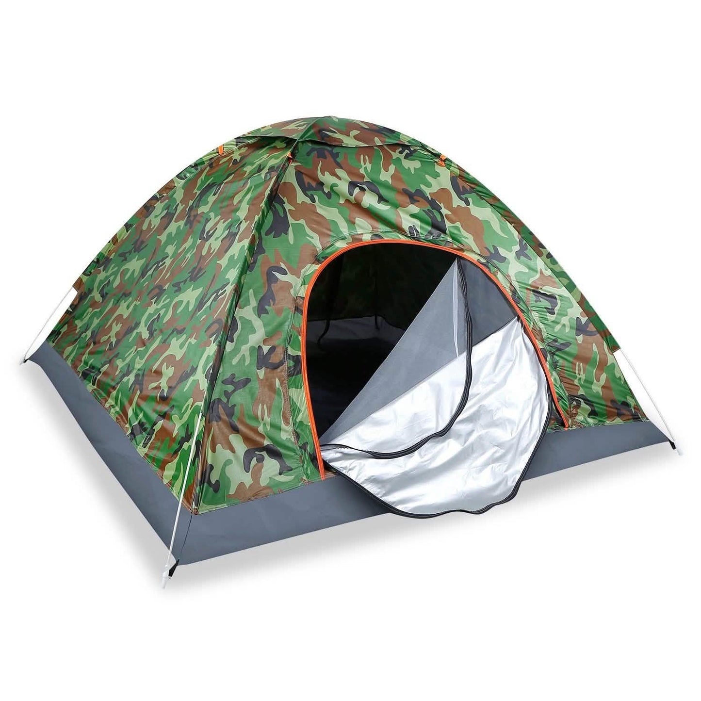4 Persons Camping Waterproof Tent Camo Outdoor Recreation - Tophatter Daily Deals