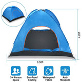 4 Persons Camping Waterproof Tent Outdoor Recreation - Tophatter Daily Deals