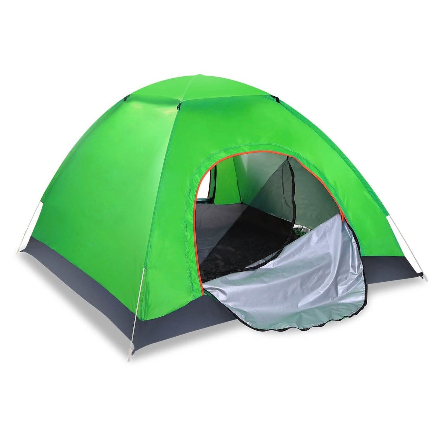 4 Persons Camping Waterproof Tent Green Outdoor Recreation - Tophatter Daily Deals