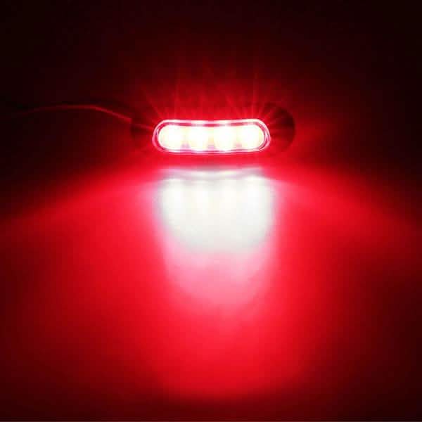 4-Piece: 12V-24V 4 LED Side Marker Indicator Lights Automotive - Tophatter Daily Deals