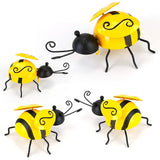 4-Piece: 3D Bumble Bee Ornament Set Garden & Patio - Tophatter Daily Deals