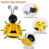 4-Piece: 3D Bumble Bee Ornament Set Garden & Patio - Tophatter Daily Deals