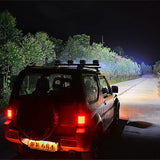 4-Piece: 4” 18W Dual Row LED Spot Light Pod Automotive - Tophatter Daily Deals