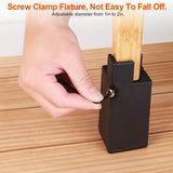 4-Piece: Adjustable Bed Riser with Screw Clamp Home Improvement - Tophatter Daily Deals