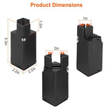 4-Piece: Adjustable Bed Riser with Screw Clamp Home Improvement - Tophatter Daily Deals