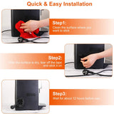 4-Piece: Cord Organizers Self-Adhesive Appliances Cord Holder Everything Else - Tophatter Daily Deals