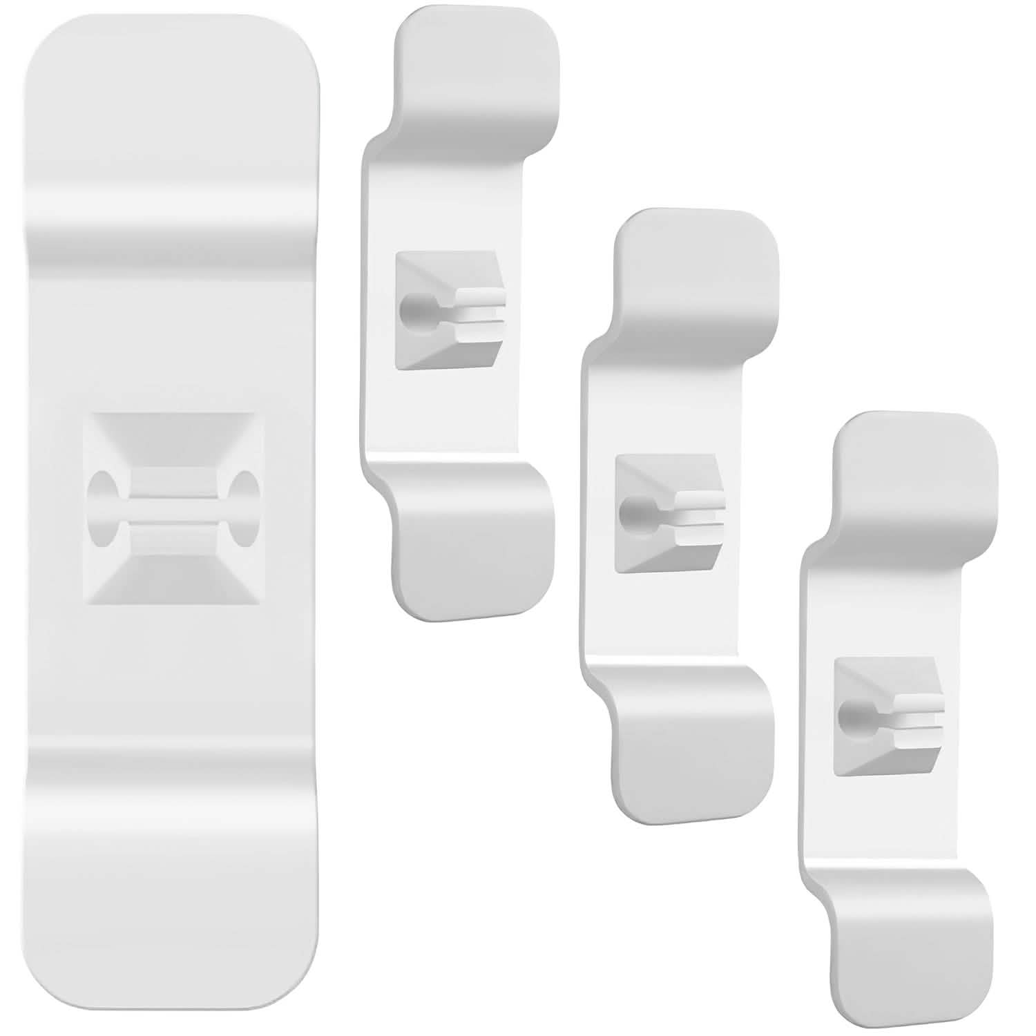 4-Piece: Cord Organizers Self-Adhesive Appliances Cord Holder Everything Else - Tophatter Daily Deals