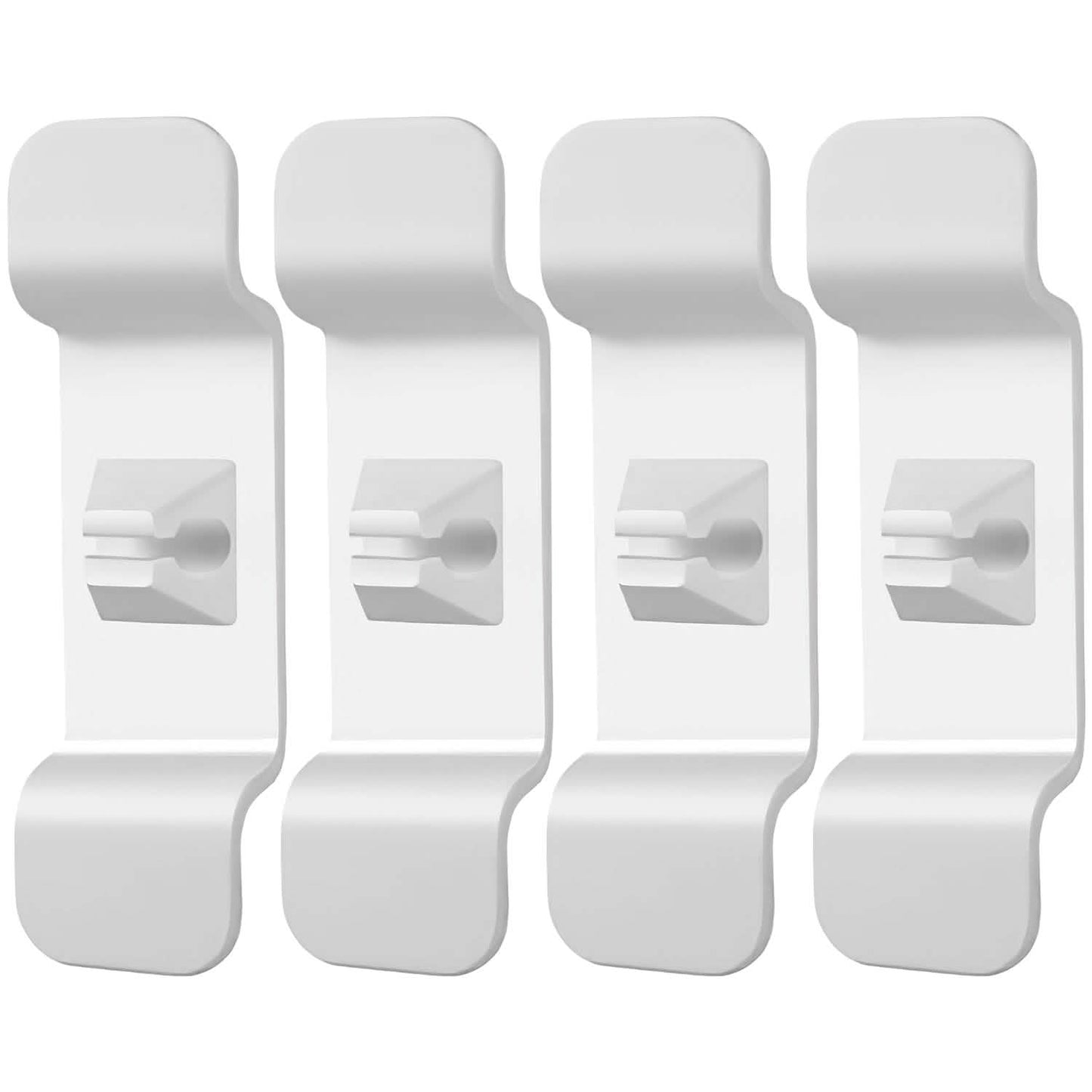 4-Piece: Cord Organizers Self-Adhesive Appliances Cord Holder White Everything Else - Tophatter Daily Deals